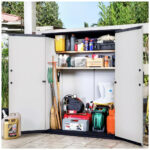 Keter Premier Tall 1400L Outdoor Storage Cupboard - Durable, Weather-Resistant Garden & Tool Organizer (4.6 x 2.4ft)