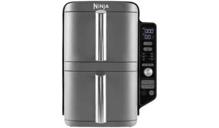 Ninja Double Stack XL SL400UK 9.5L Air Fryer - Grey | Stacked Dual-Drawer for Effortless Cooking