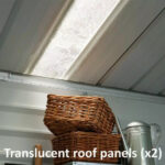 YardMaster 10 x 17ft Premium Metal Grey Shed - Secure Garage & Garden Storage