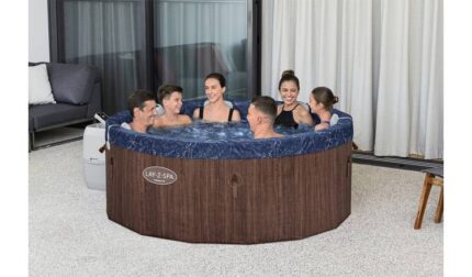 Lay-Z-Spa Toronto 7 Person AirJet Plus Hot Tub with WiFi Control and Energy-Efficient Foam Construction