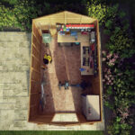 Mercia 12 x 8ft Premium Wooden Overlap Apex Shed - Secure & Spacious Garden Storage