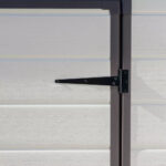 Keter Manor Pent 6x6ft: Durable Outdoor Garden Storage Shed with Window and Lockable Door - Brown