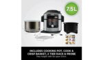 Ninja Foodi MAX 15-in-1 SmartLid 7.5L Multi Cooker Air Fryer with Steam Roast Function