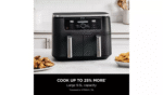 Ninja Foodi MAX Dual Zone AF400UK 9.5L Air Fryer - Black | Cook Two Meals at Once, Up to 75% Less Fat