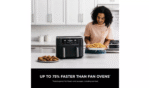 Ninja Foodi MAX Dual Zone AF400UK 9.5L Air Fryer - Black | Cook Two Meals at Once, Up to 75% Less Fat