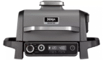 Ninja OG701UK Woodfire Electric BBQ Grill & Smoker - Authentic Woodfire Flavors, Versatile Outdoor Cooking