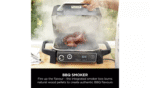 Ninja OG701UK Woodfire Electric BBQ Grill & Smoker - Authentic Woodfire Flavors, Versatile Outdoor Cooking