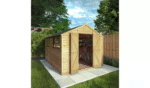 Mercia Premium 10x8ft Wooden Overlap Garden Shed - Spacious & Secure Outdoor Storage