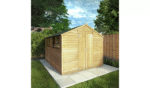 Mercia Premium 10x8ft Wooden Overlap Garden Shed - Spacious & Secure Outdoor Storage