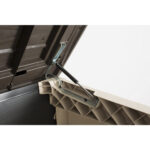 Keter Store It Out Max 1200L - Versatile Outdoor Garden Storage Shed for Tools, Furniture, and Bins (Beige Brown)