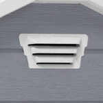 Keter Manor Grey 6x4 ft Durable Outdoor Plastic Garden Storage Shed with Window and Ventilation